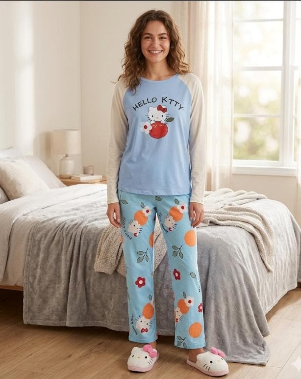 Pijama Hello Kitty - Azul - 2 Piezas